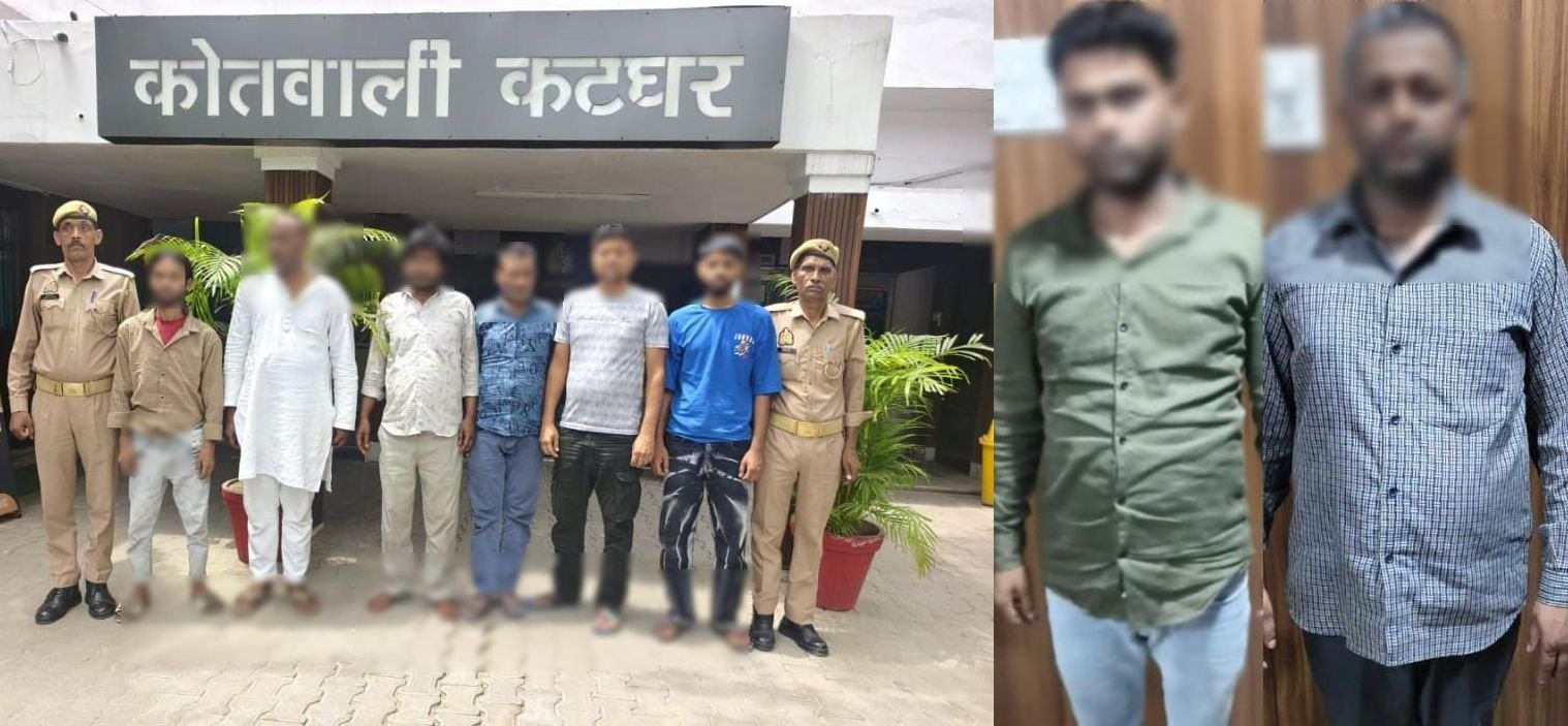 पुलिस कार्रवाई में गिरफ्तार आरोपी