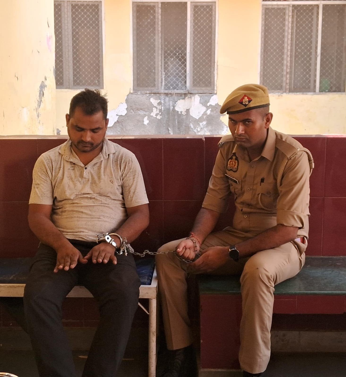 आरोपी की गिरफ्तारी