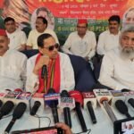 मुरादाबाद में प्रेस वार्ता करते नसीमुद्दीन सिद्दीकी