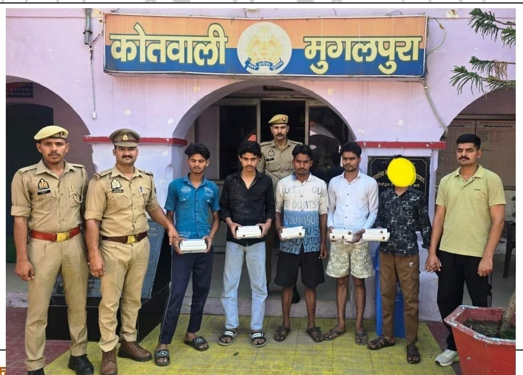 मुरादाबाद में मुगलपुरा पुलिस द्वारा चोरी के मामले में गिरफ्तार किए गए आरोपी
