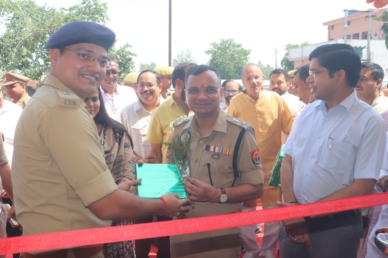 बिलारी में नव निर्मित पुलिस चौकी धर्मपुर कला का उद्घाटन, सुरक्षा व्यवस्था होगी मजबूत