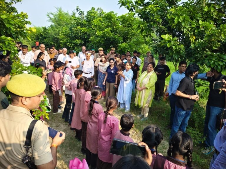 मौड़ा तैया वेटलैंड पर स्वच्छता अभियान और पौधरोपण
