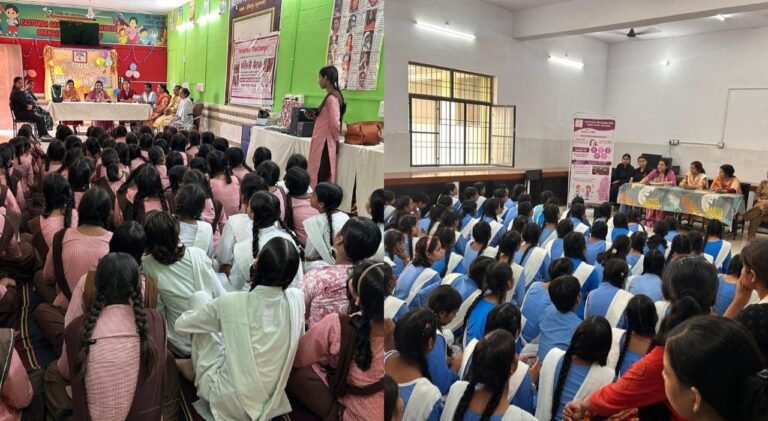 डींगरपुर कस्तूरबा गांधी विद्यालय में मासिक धर्म स्वच्छता एवं मानसिक स्वास्थ्य कार्यशाला