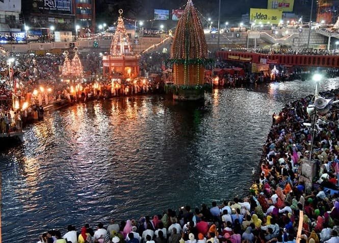 हरिद्वार का धार्मिक स्थल और गंगा घाट