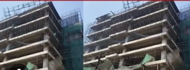 ग्रेटर नोएडा हादसे में 23वीं मंजिल से गिरकर पिता और बेटे की मौत